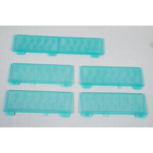 2018 Barbie Dream House Replacement Parts Blue 2nd 3rd Floor Railing Lot 5 Piece